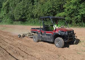Preparing a good seedbed is important for a good stand of subclover.