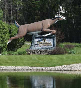 Deer Sculpture at National Headquarters